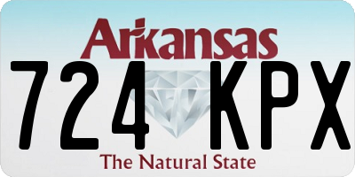 AR license plate 724KPX