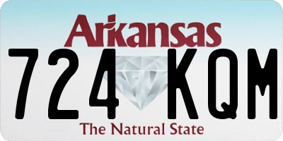 AR license plate 724KQM