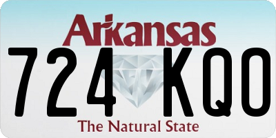 AR license plate 724KQO