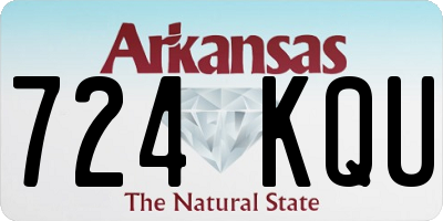 AR license plate 724KQU