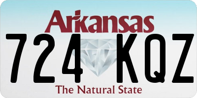 AR license plate 724KQZ