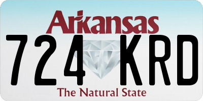 AR license plate 724KRD