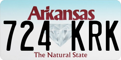AR license plate 724KRK