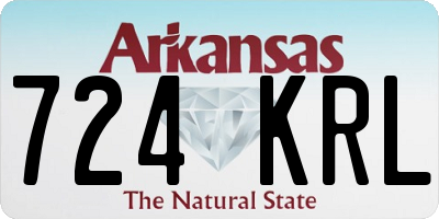 AR license plate 724KRL