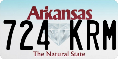 AR license plate 724KRM