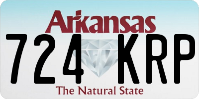 AR license plate 724KRP