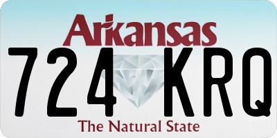 AR license plate 724KRQ