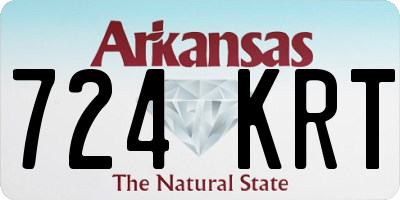 AR license plate 724KRT