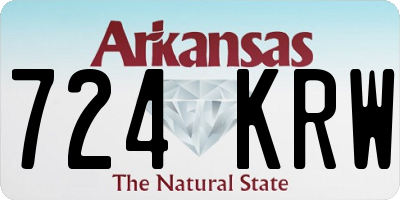 AR license plate 724KRW