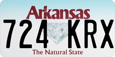 AR license plate 724KRX