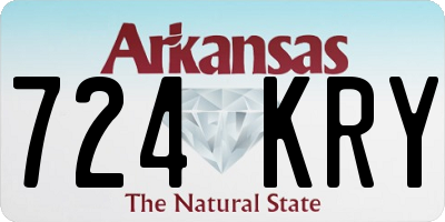 AR license plate 724KRY