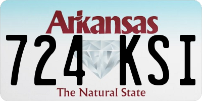 AR license plate 724KSI