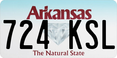 AR license plate 724KSL