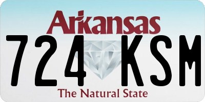 AR license plate 724KSM