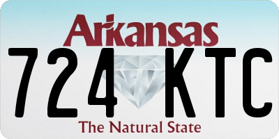 AR license plate 724KTC