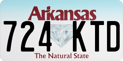 AR license plate 724KTD