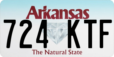 AR license plate 724KTF