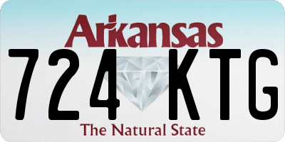 AR license plate 724KTG