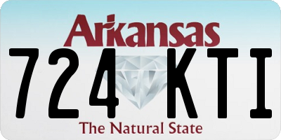 AR license plate 724KTI