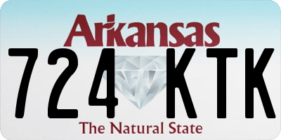 AR license plate 724KTK