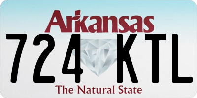 AR license plate 724KTL