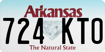 AR license plate 724KTO