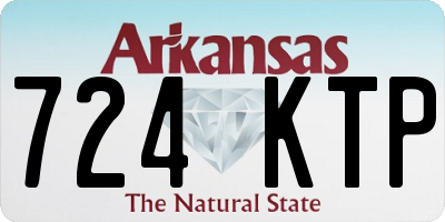 AR license plate 724KTP