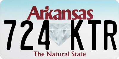 AR license plate 724KTR