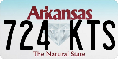 AR license plate 724KTS