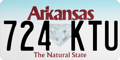 AR license plate 724KTU