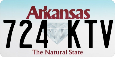 AR license plate 724KTV