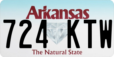 AR license plate 724KTW