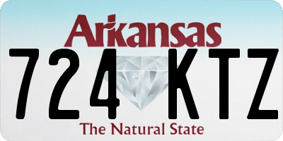 AR license plate 724KTZ