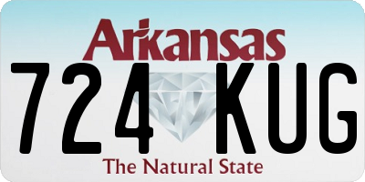 AR license plate 724KUG