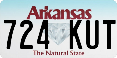 AR license plate 724KUT