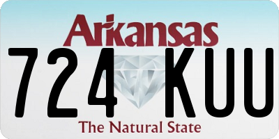 AR license plate 724KUU