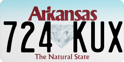 AR license plate 724KUX