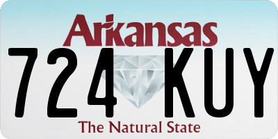 AR license plate 724KUY