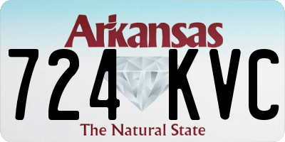 AR license plate 724KVC
