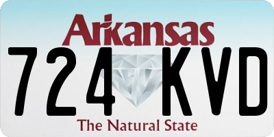 AR license plate 724KVD