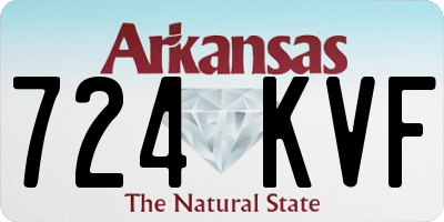 AR license plate 724KVF