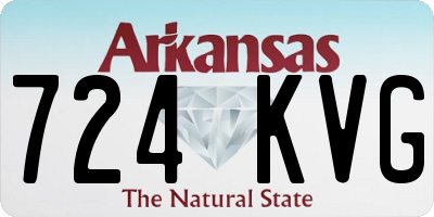 AR license plate 724KVG