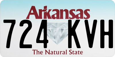 AR license plate 724KVH