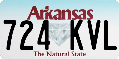 AR license plate 724KVL