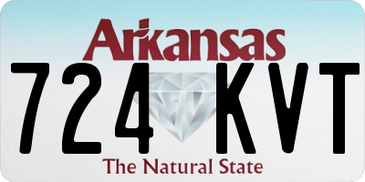 AR license plate 724KVT