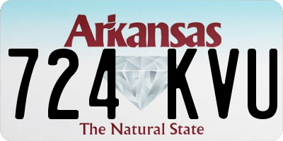 AR license plate 724KVU