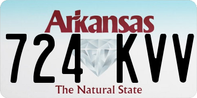 AR license plate 724KVV