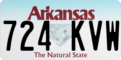 AR license plate 724KVW