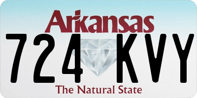 AR license plate 724KVY