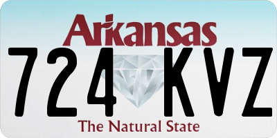 AR license plate 724KVZ